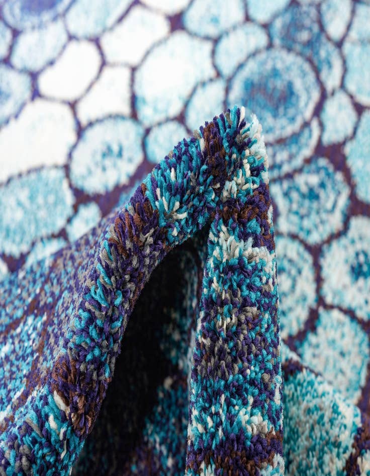 Detail image of  8' x 8'  Washable Hyacinth Round Rug