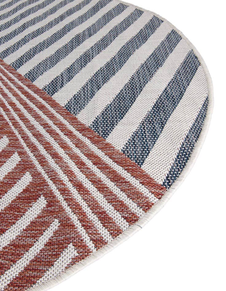 Detail image of  7' x 7'  Washable Jill Zarin Indoor / Outdoor Round Rug