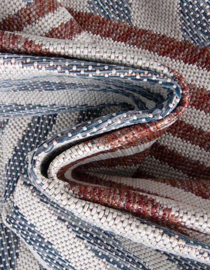 Detail image of  7' x 7'  Washable Jill Zarin Indoor / Outdoor Round Rug