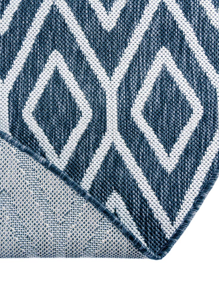 Detail image of  7' x 7'  Washable Jill Zarin Indoor / Outdoor Round Rug