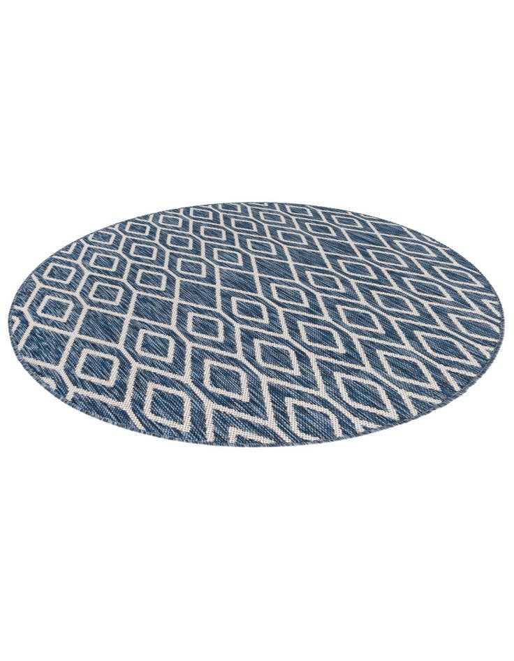 Detail image of  4' x 4'  Washable Jill Zarin Turks and Caicos Indoor / Outdoor Round Rug