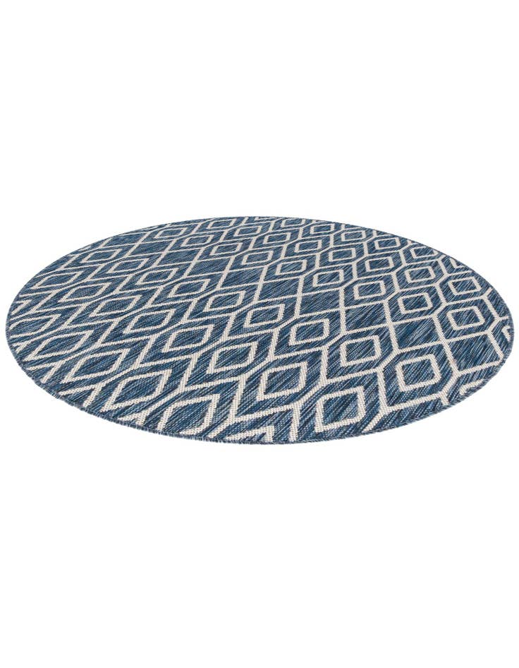 Detail image of  4' x 4'  Washable Jill Zarin Turks and Caicos Indoor / Outdoor Round Rug