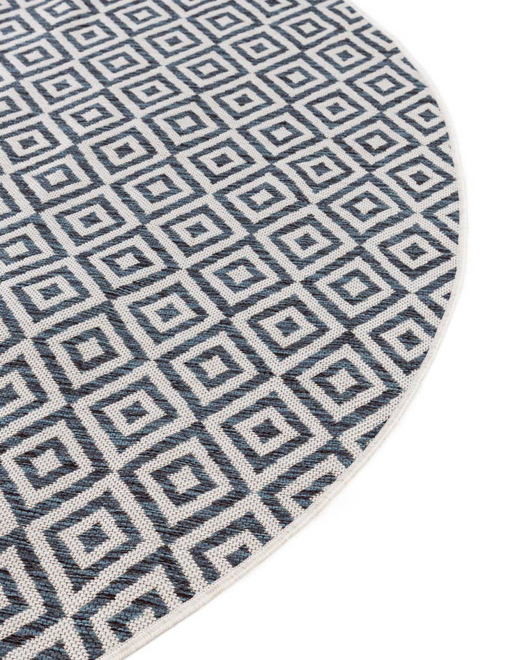 Detail image of  6' 7 x 6' 7  Washable Jill Zarin Costa Rica Indoor / Outdoor Round Rug
