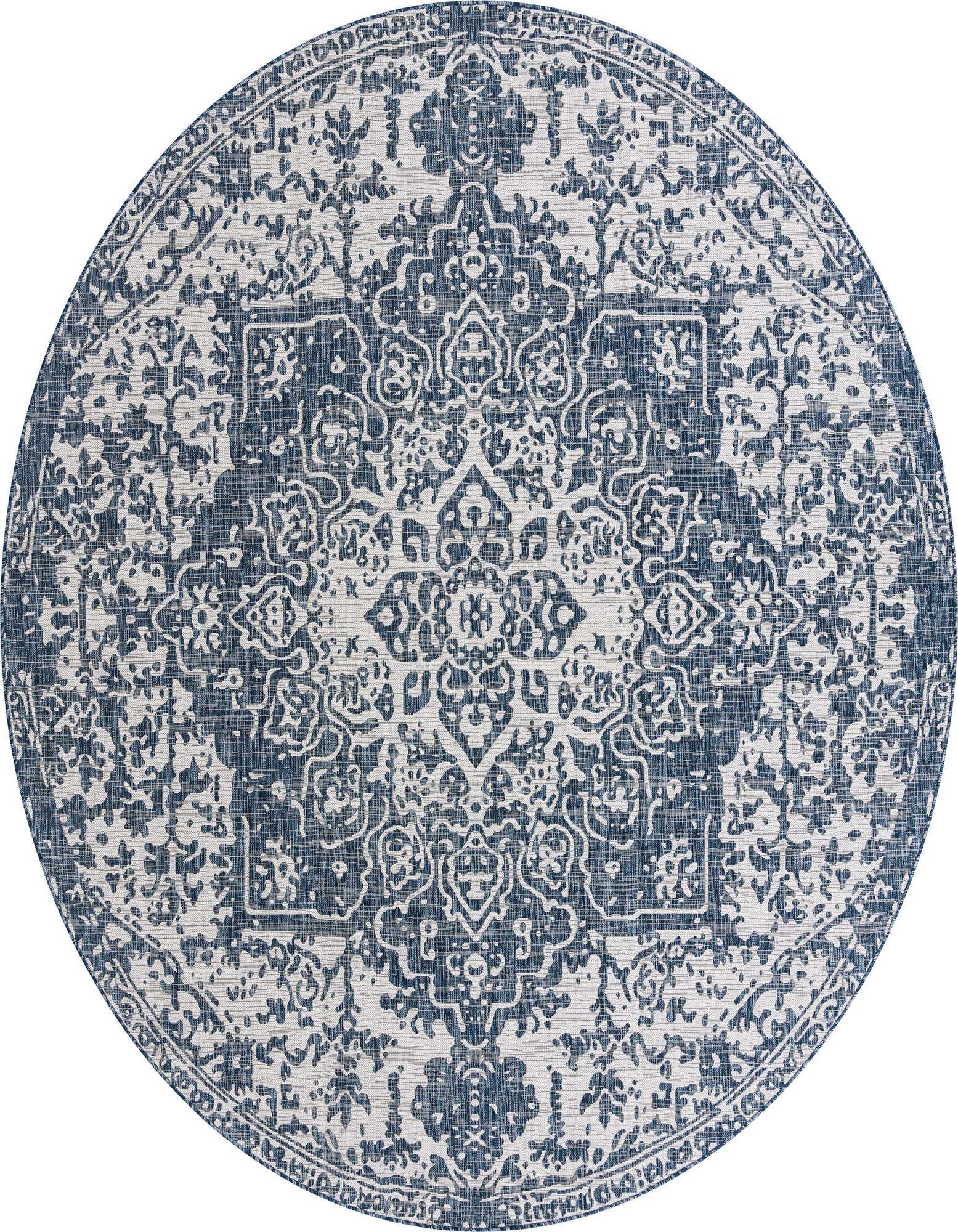 Primary image  10' 8 x 10' 8  Washable Jill Zarin Dubai Indoor / Outdoor Round Rug