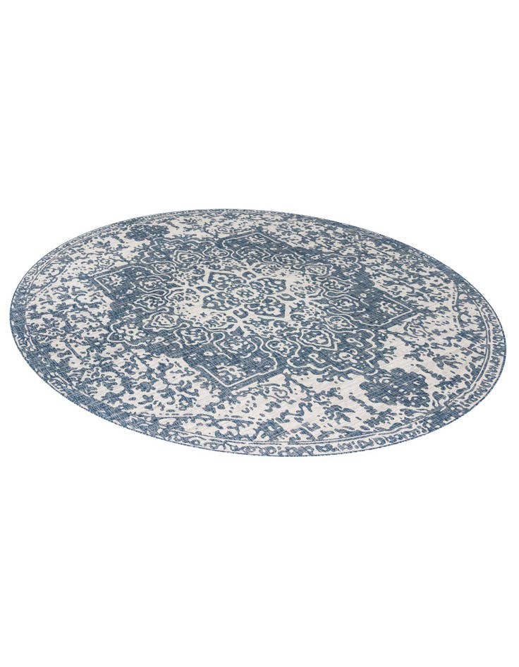 Detail image of  13' x 13'  Washable Jill Zarin Dubai Indoor / Outdoor Round Rug
