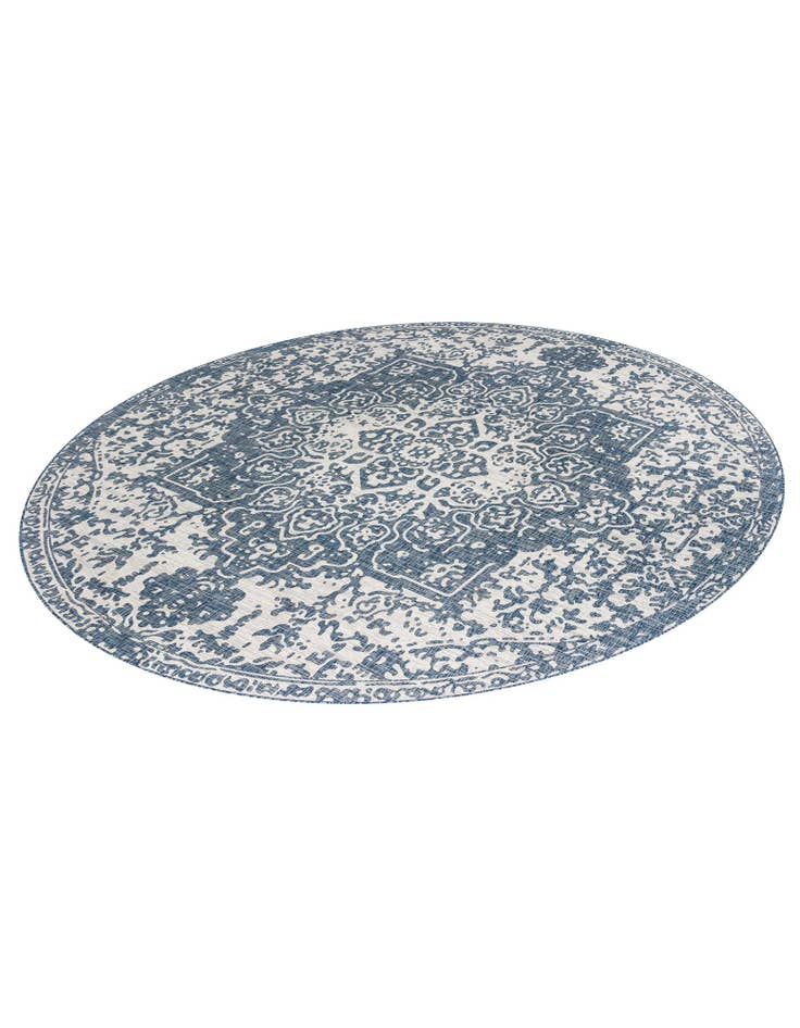 Detail image of  13' x 13'  Washable Jill Zarin Dubai Indoor / Outdoor Round Rug