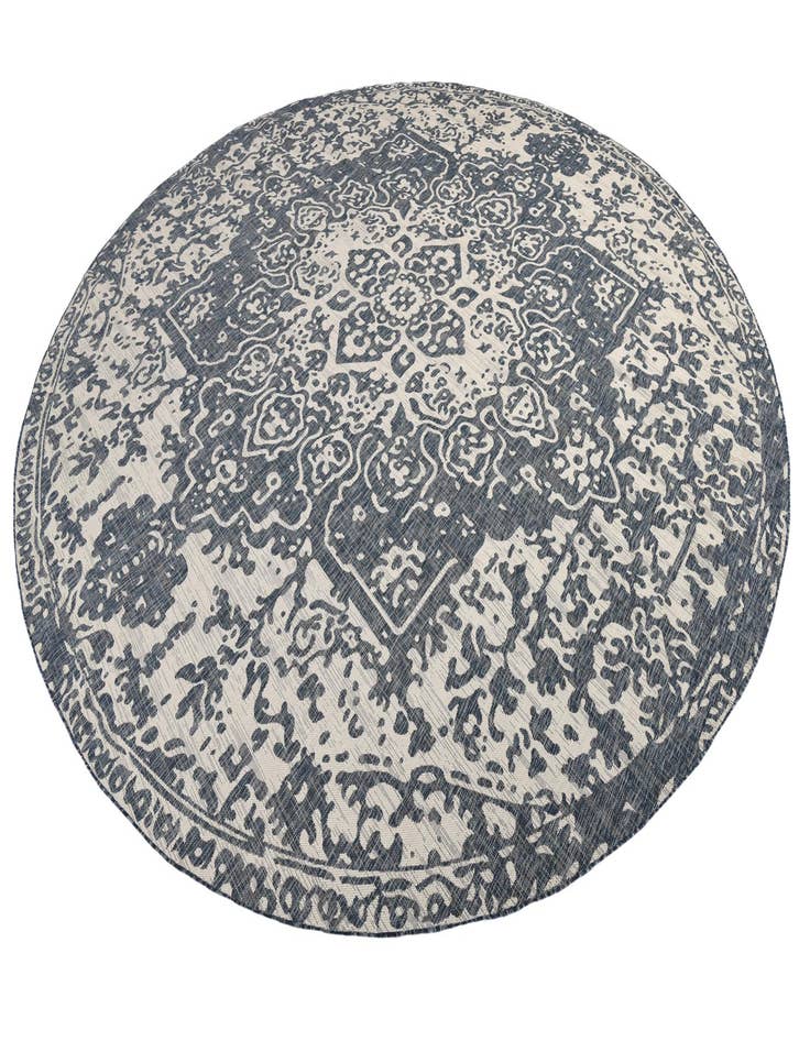 Detail image of  13' x 13'  Washable Jill Zarin Dubai Indoor / Outdoor Round Rug