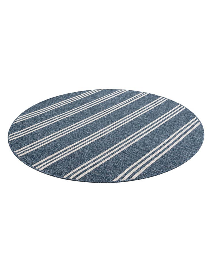 Detail image of  7' x 7'  Washable Jill Zarin Indoor / Outdoor Round Rug