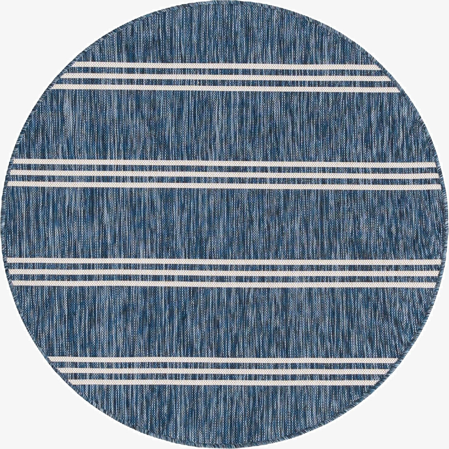  4' x 4'  Washable Jill Zarin Anguilla Indoor / Outdoor Round Rug