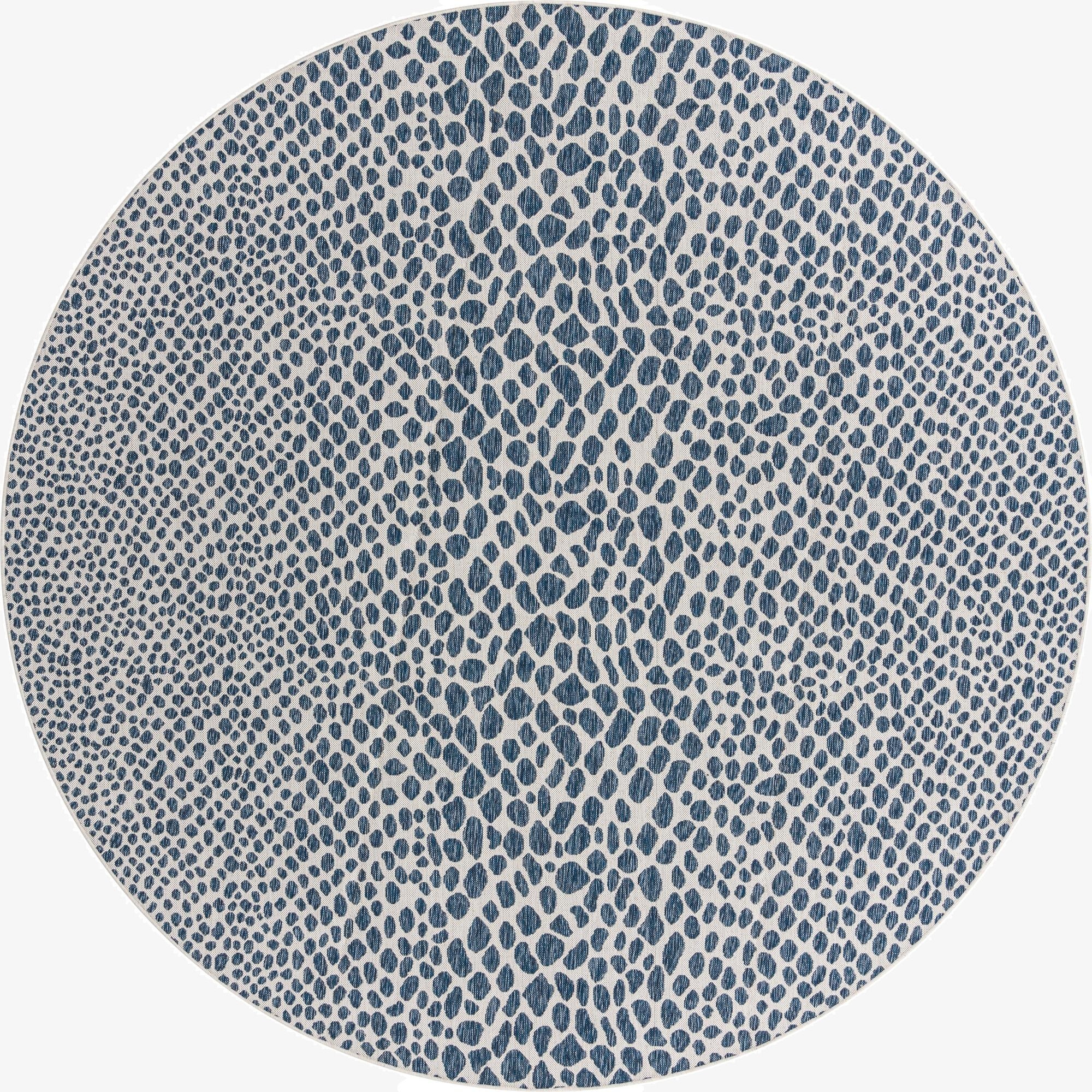  10' 8 x 10' 8  Washable Jill Zarin Cape Town Indoor / Outdoor Round Rug