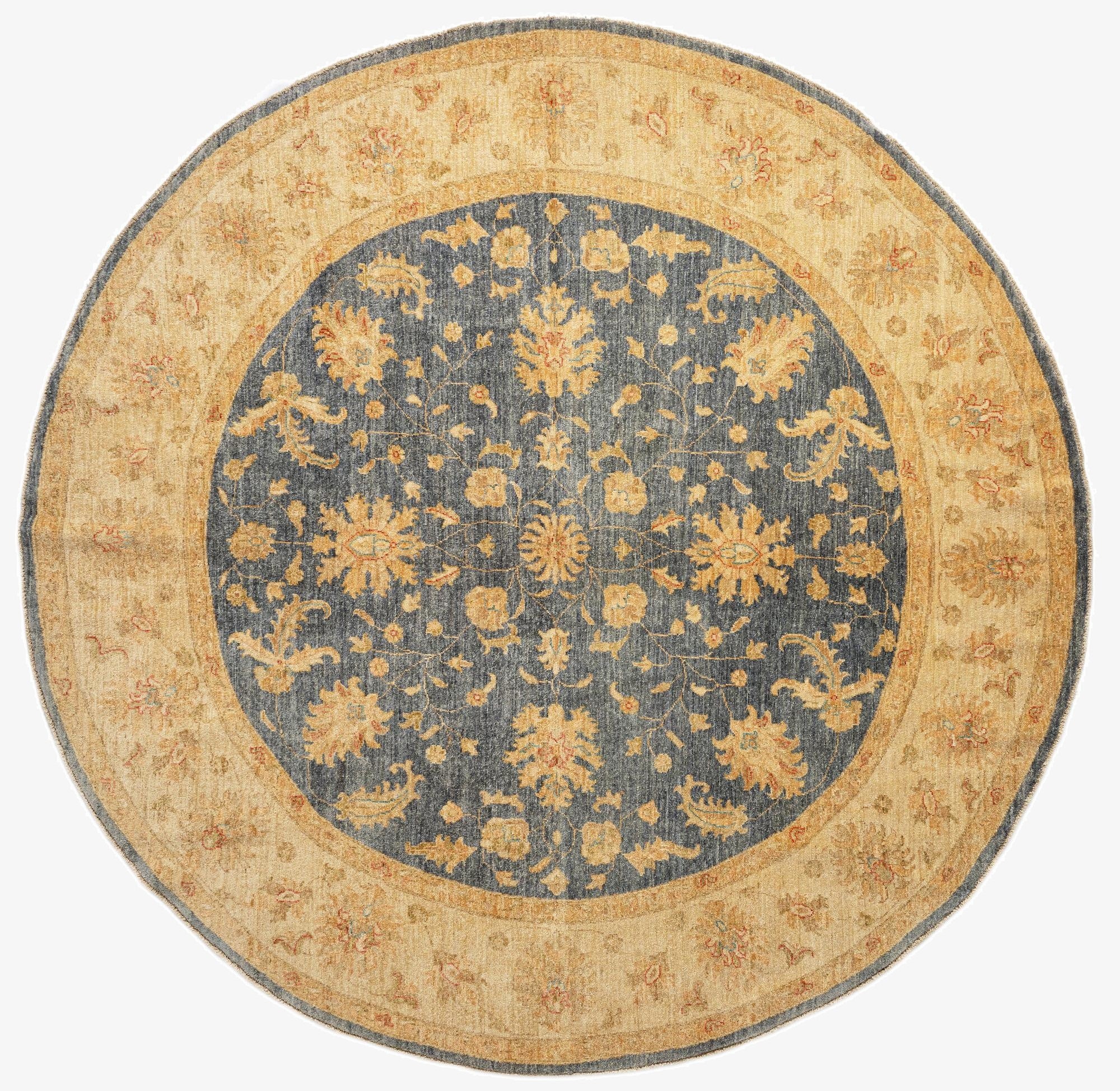  8' 2 x 8' 2 Kaizar Wool Round Rug