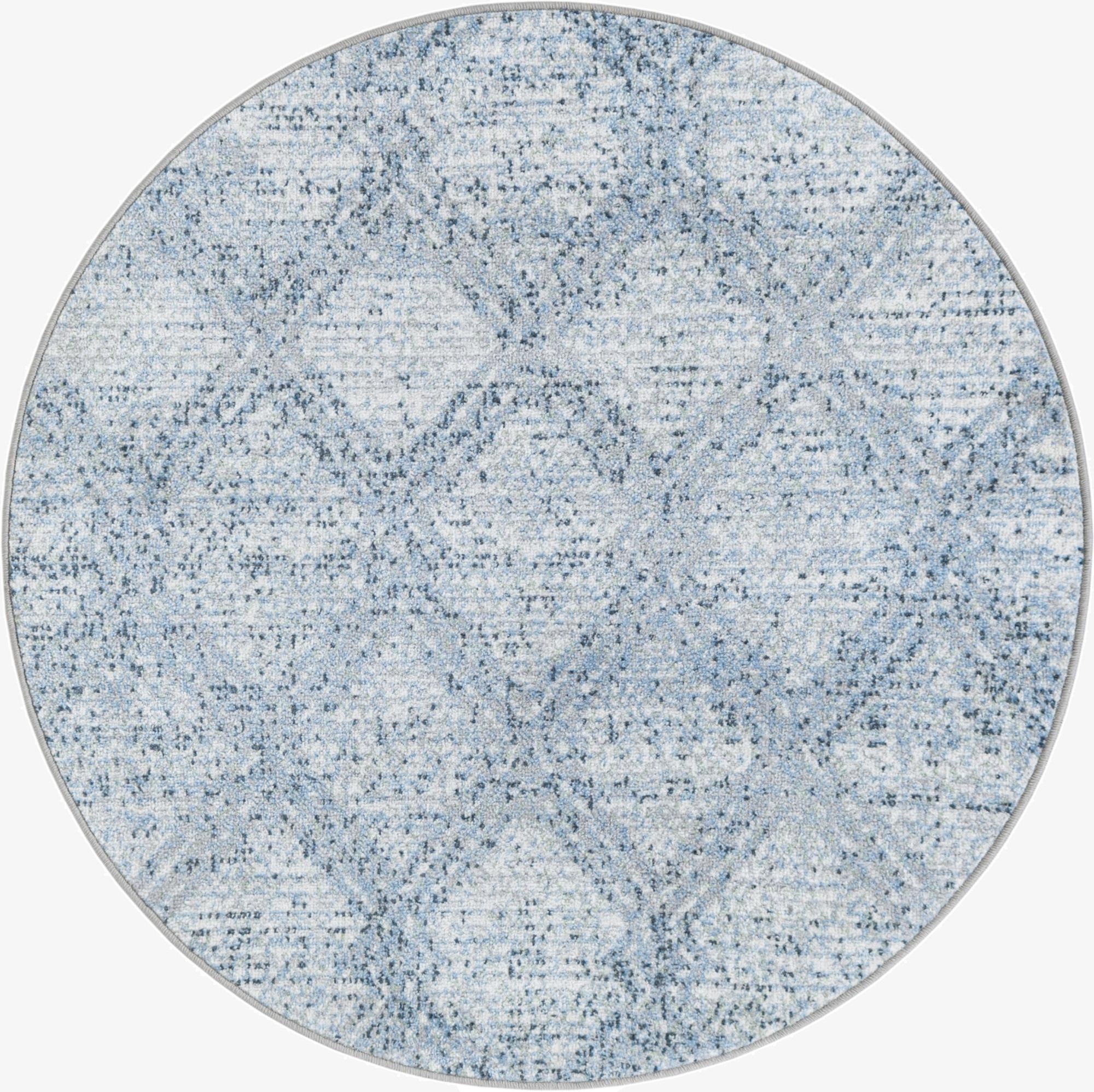  3' 3 x 3' 3 Kamala Washable Round Rug