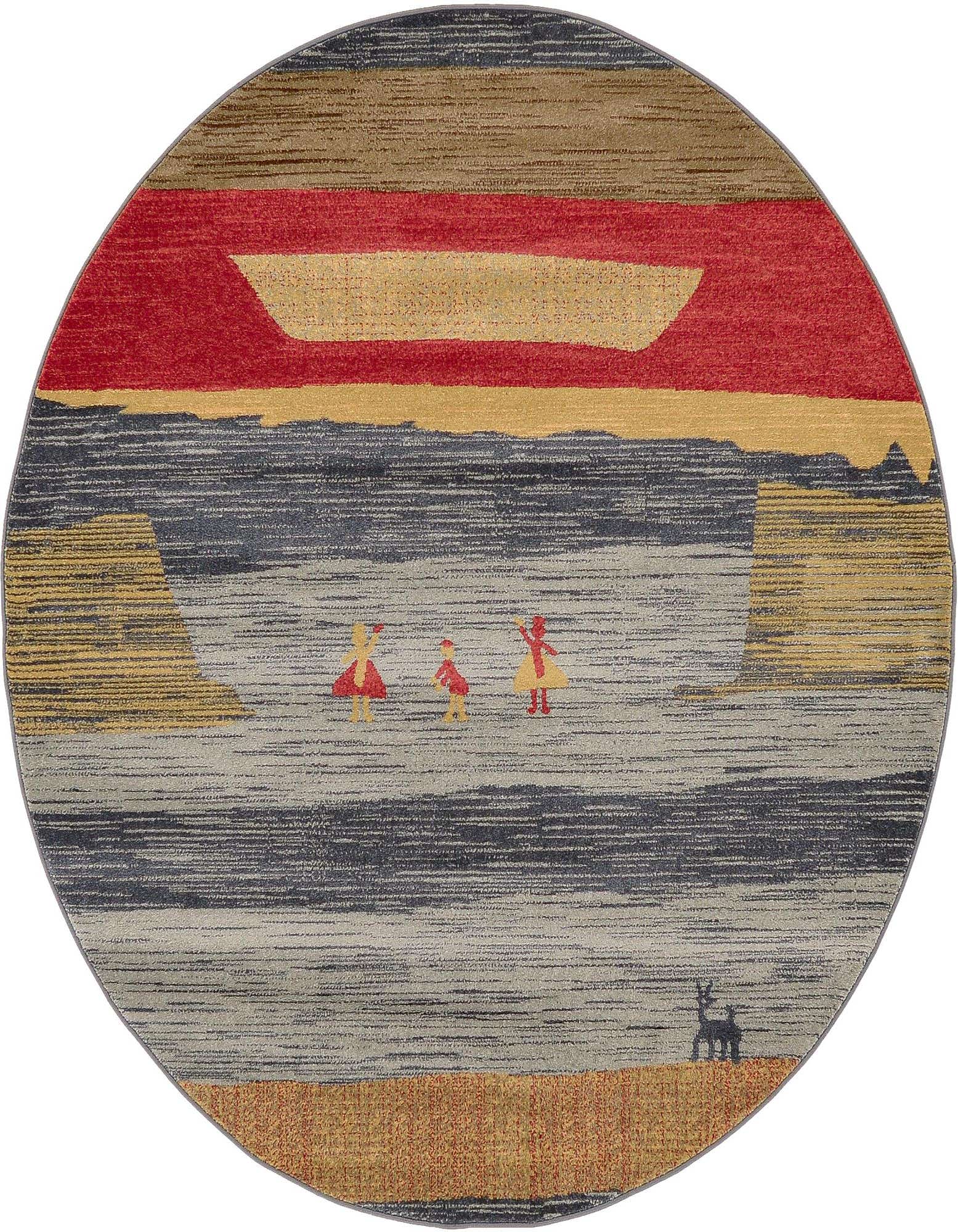 Primary image  6' x 6' Kashkuli Gabbeh Round Rug