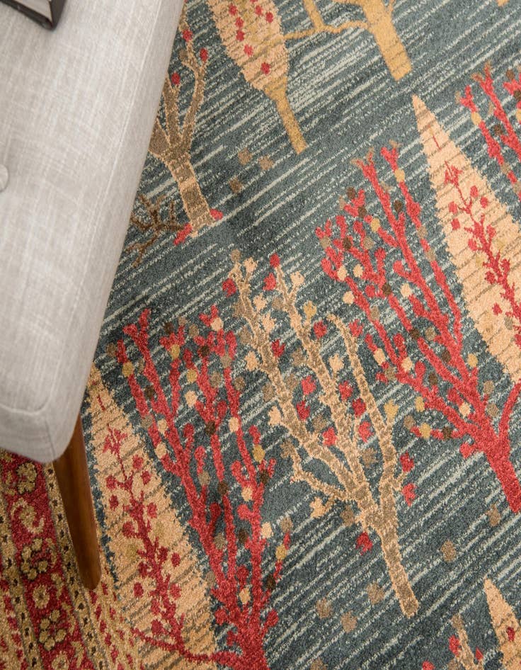 Detail image of  6' x 6' Kashkuli Gabbeh Round Rug