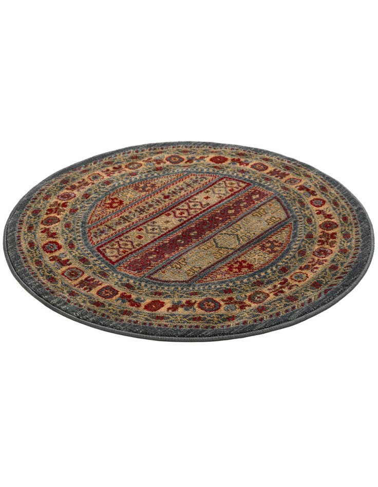 Detail image of  3' x 3' Kashkuli Gabbeh Round Rug