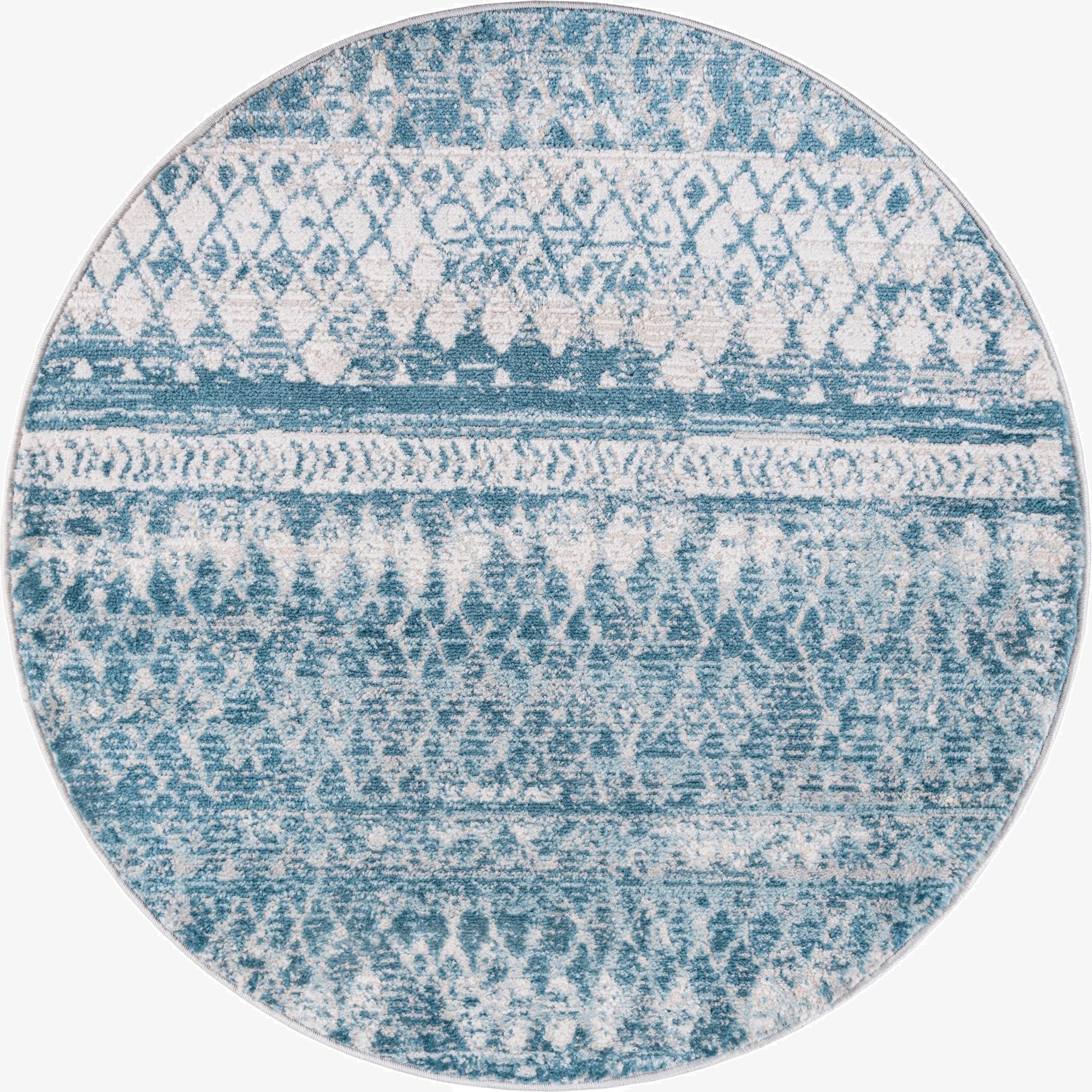  3' 3 x 3' 3 Leipzig Round Rug