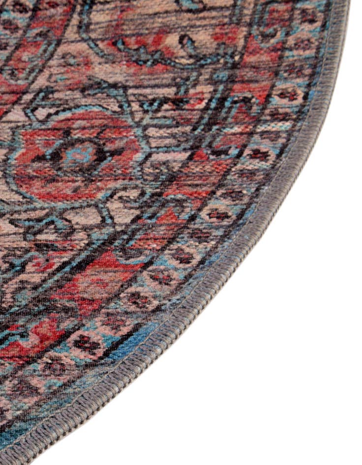 Detail image of  10' 6 x 10' 6  Washable Maahru Round Rug