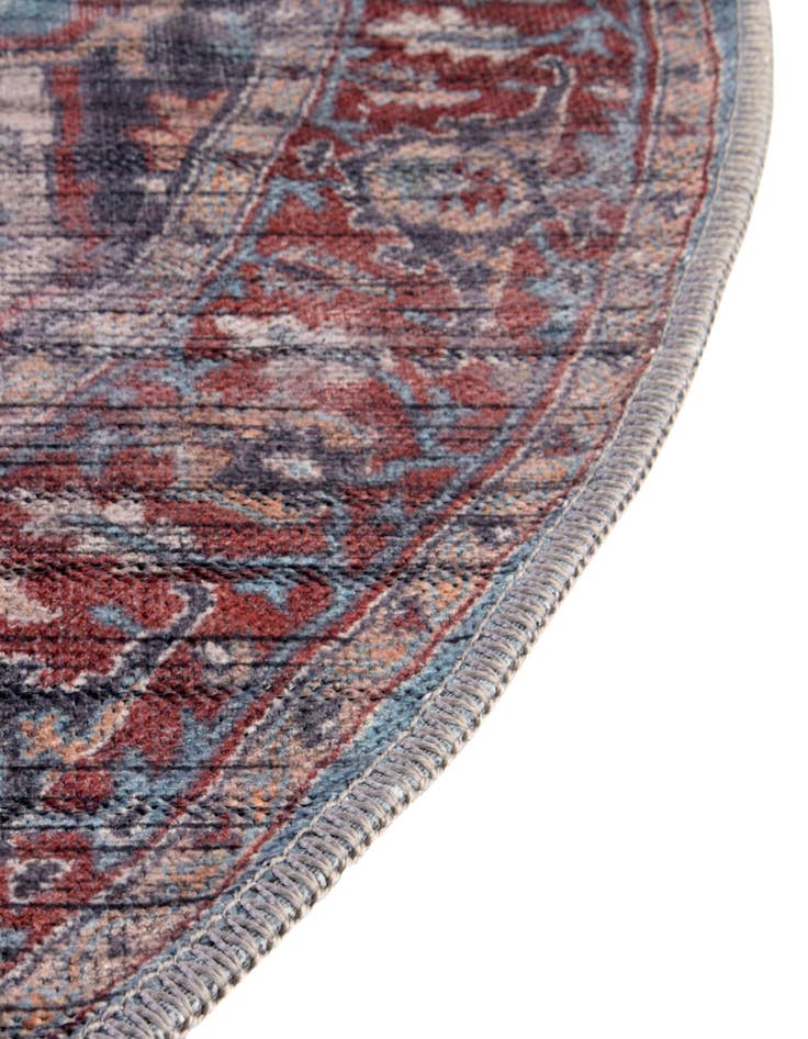 Detail image of  10' 6 x 10' 6  Washable Maahru Round Rug