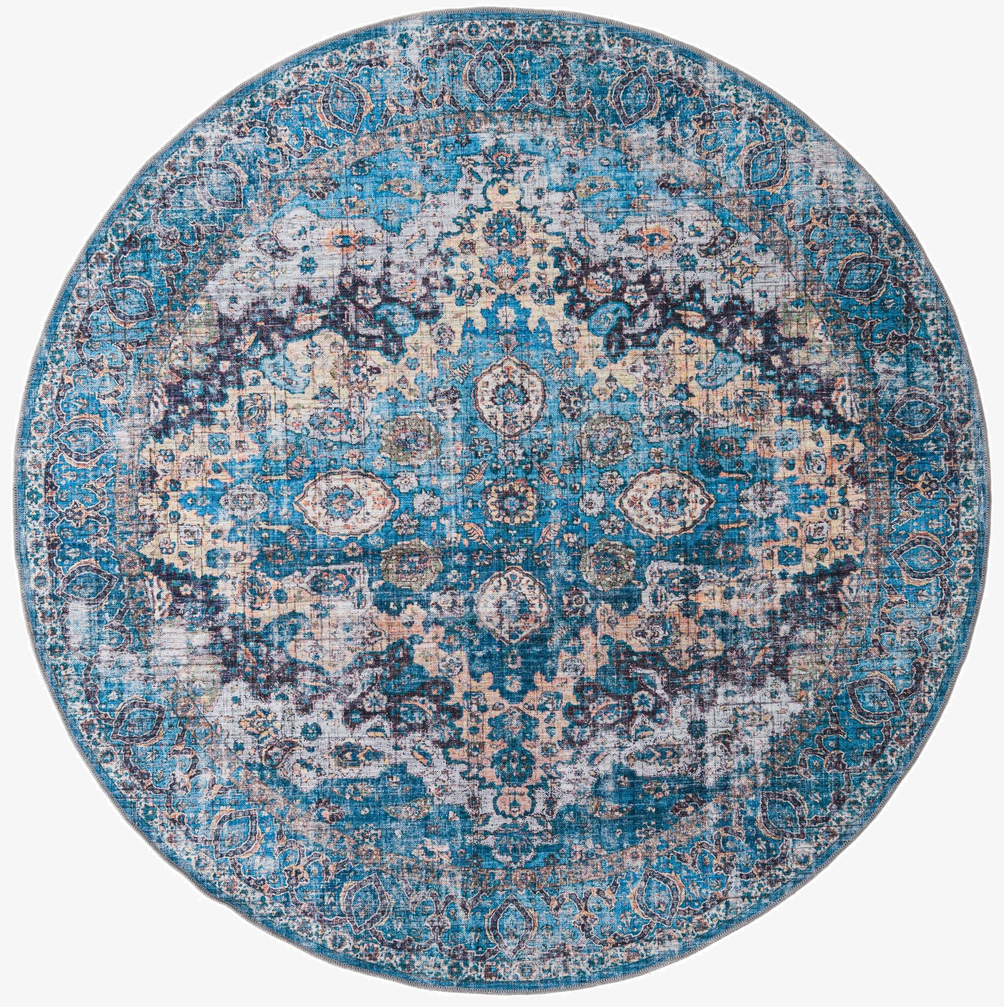 Primary image  7' 3 x 7' 3  Washable Mangata Round Rug