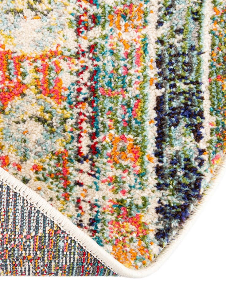 Detail image of  6' x 6'  Washable Mesa Round Rug