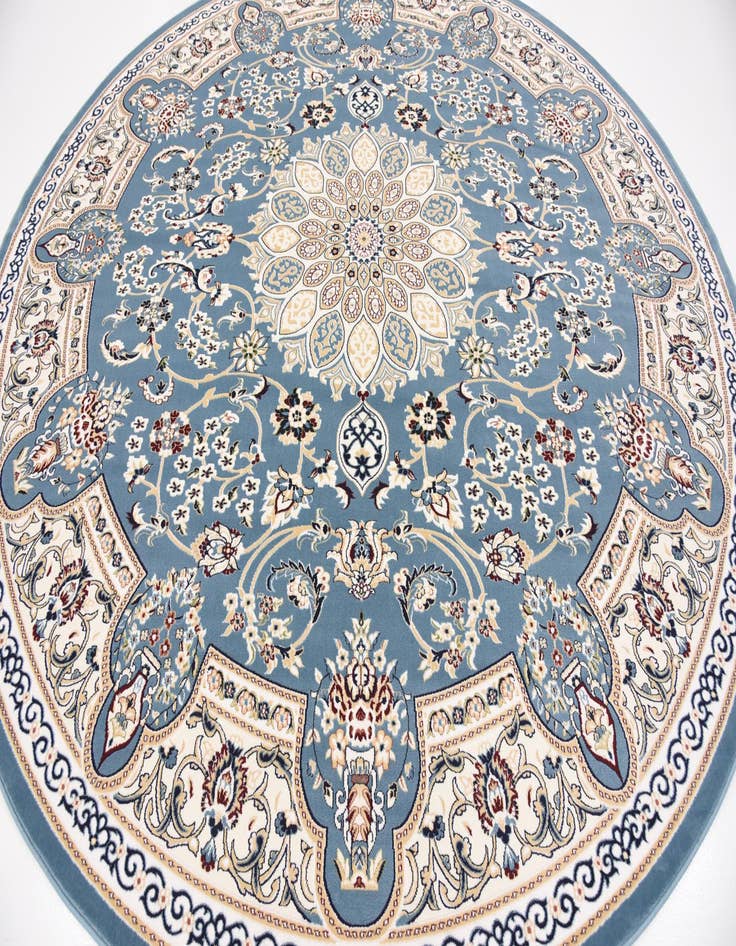 Detail image of  10' x 10' Nain Design Round Rug