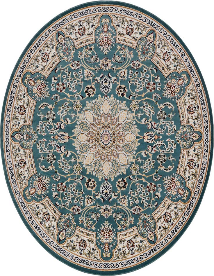Detail image of  10' x 10' Nain Design Round Rug