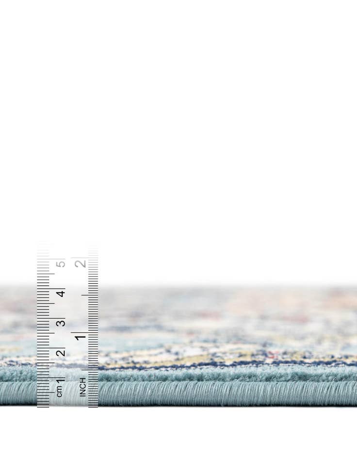 Detail image of  5' 3 x 5' 3 Nain Design Round Rug