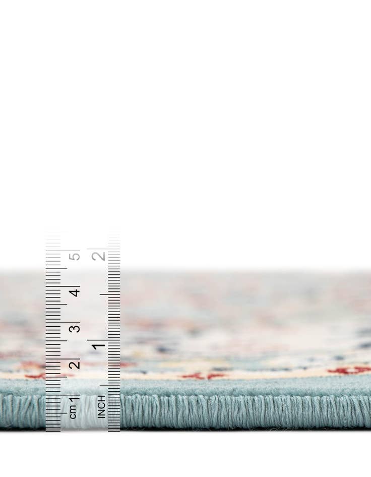 Detail image of  5' 3 x 5' 3 Nain Design Round Rug