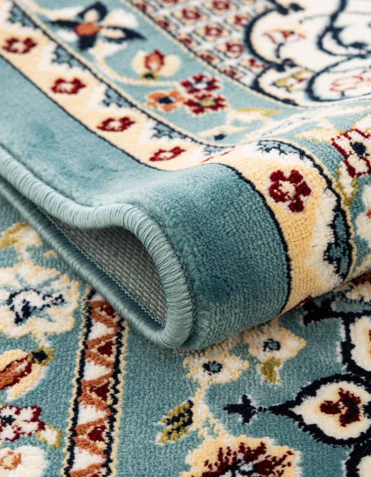 Detail image of  5' 3 x 5' 3 Nain Design Round Rug