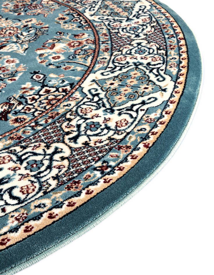 Detail image of  5' 3 x 5' 3 Nain Design Round Rug