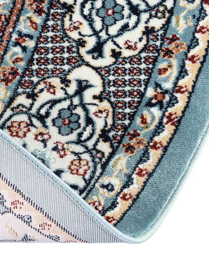 Detail image of  5' 3 x 5' 3 Nain Design Round Rug