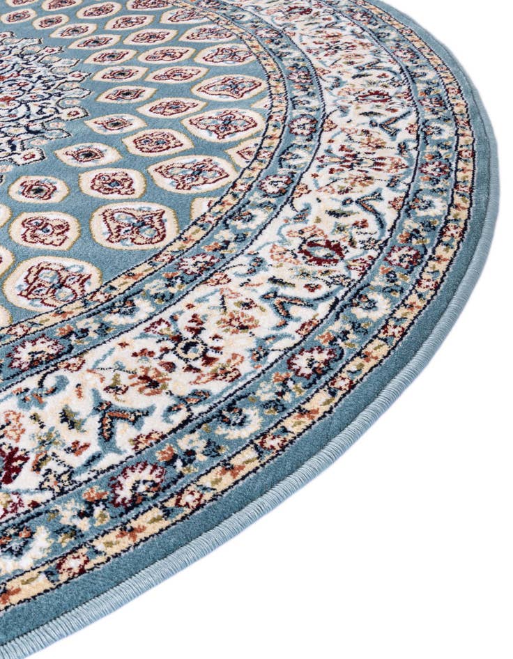Detail image of  5' 3 x 5' 3 Nain Design Round Rug