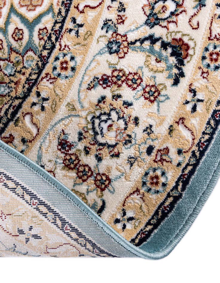 Detail image of  5' 3 x 5' 3 Nain Design Round Rug