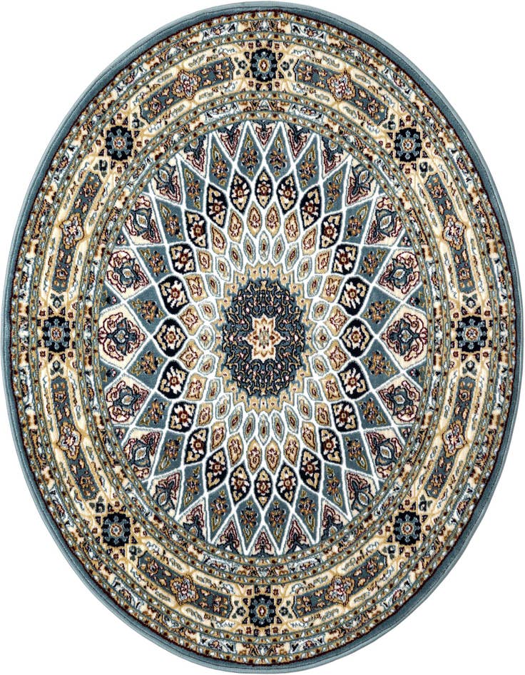 Detail image of  4' x 4' Nain Design Round Rug