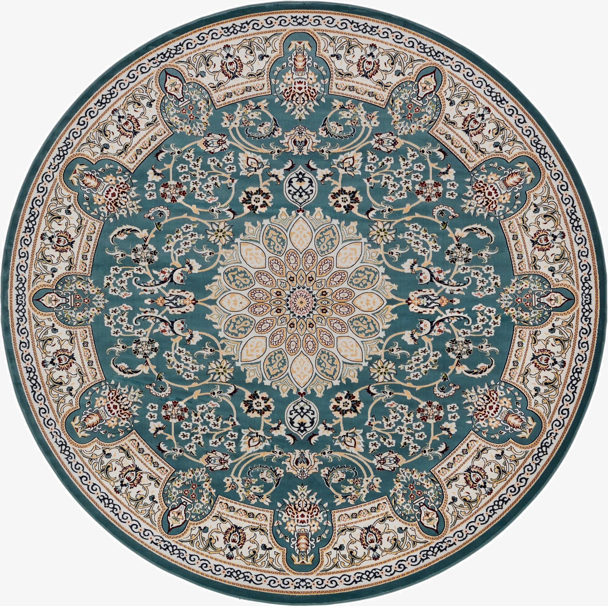  10' x 10' Nain Design Round Rug