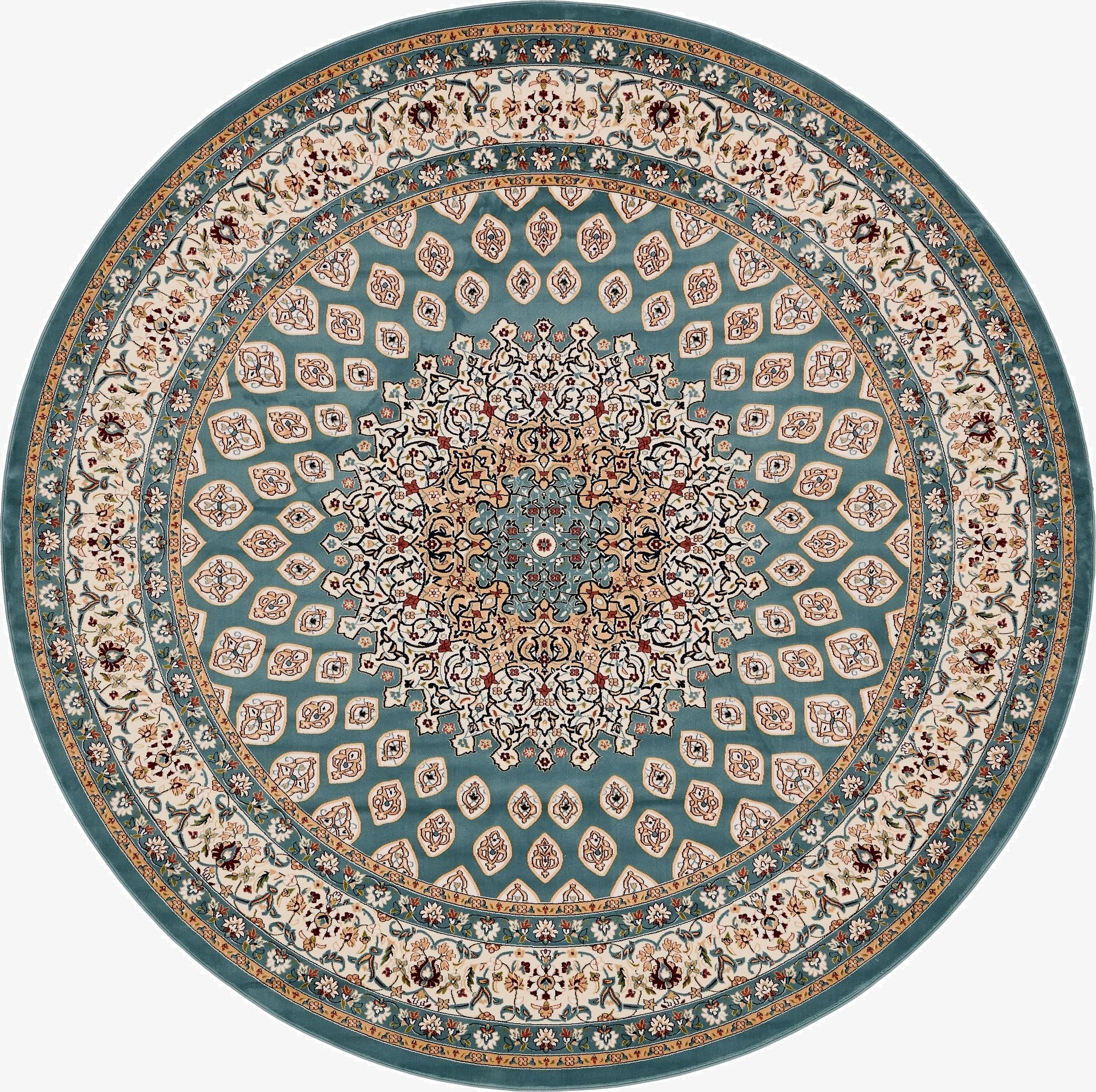  10' x 10' Nain Design Round Rug