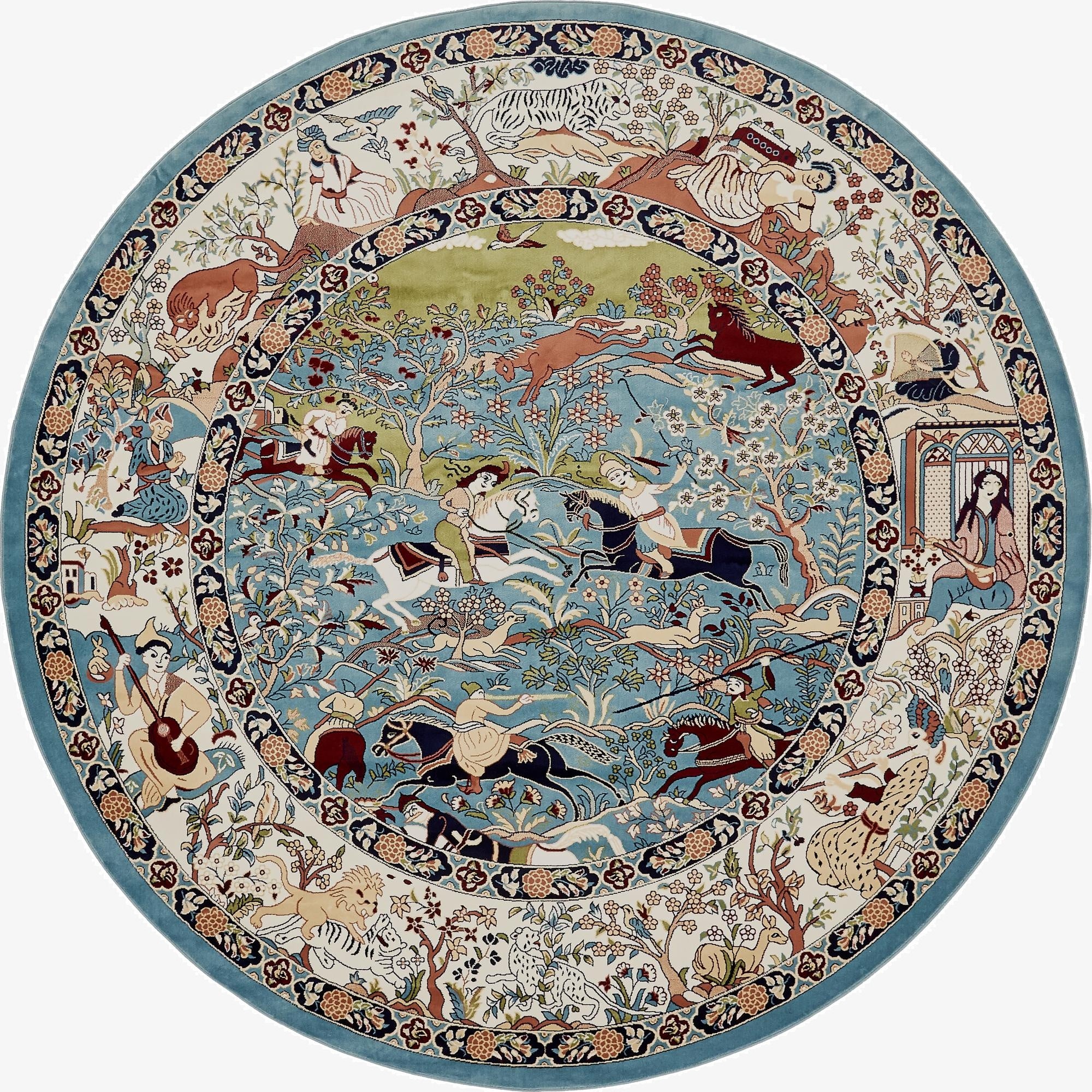 Primary image  10' x 10' Nain Design Round Rug