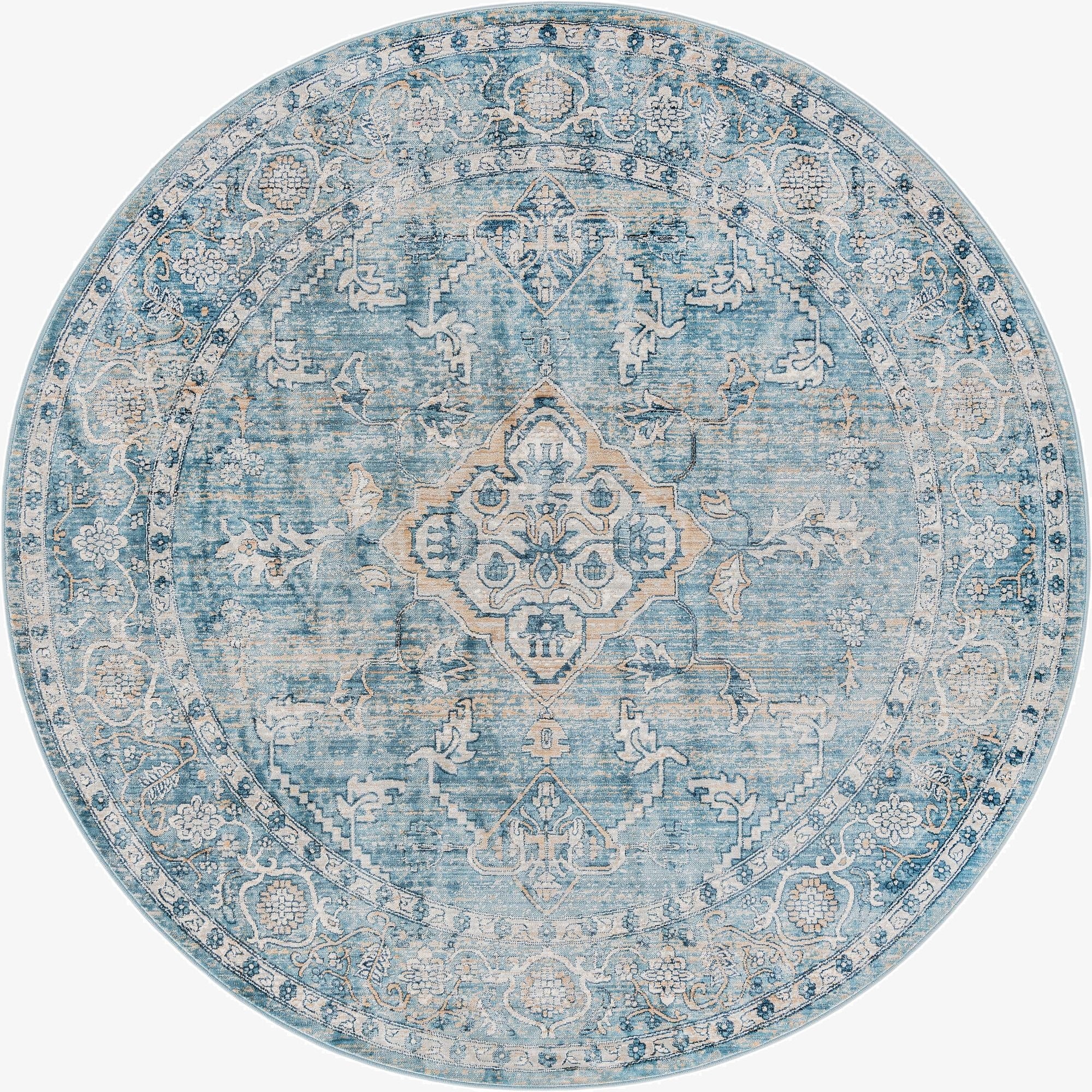  7' x 7' Newport Round Rug