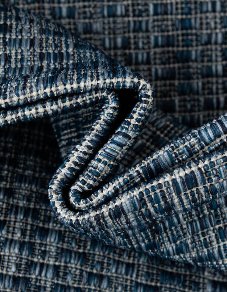 Detail image of  10' x 10'  Washable Border Indoor / Outdoor Round Rug