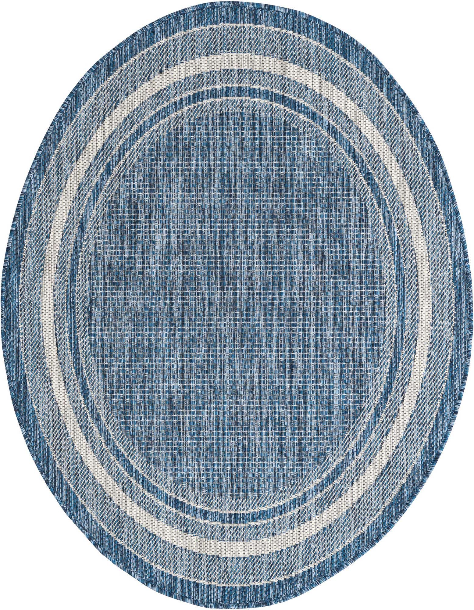 Primary image  4' x 4'  Washable Border Indoor / Outdoor Round Rug