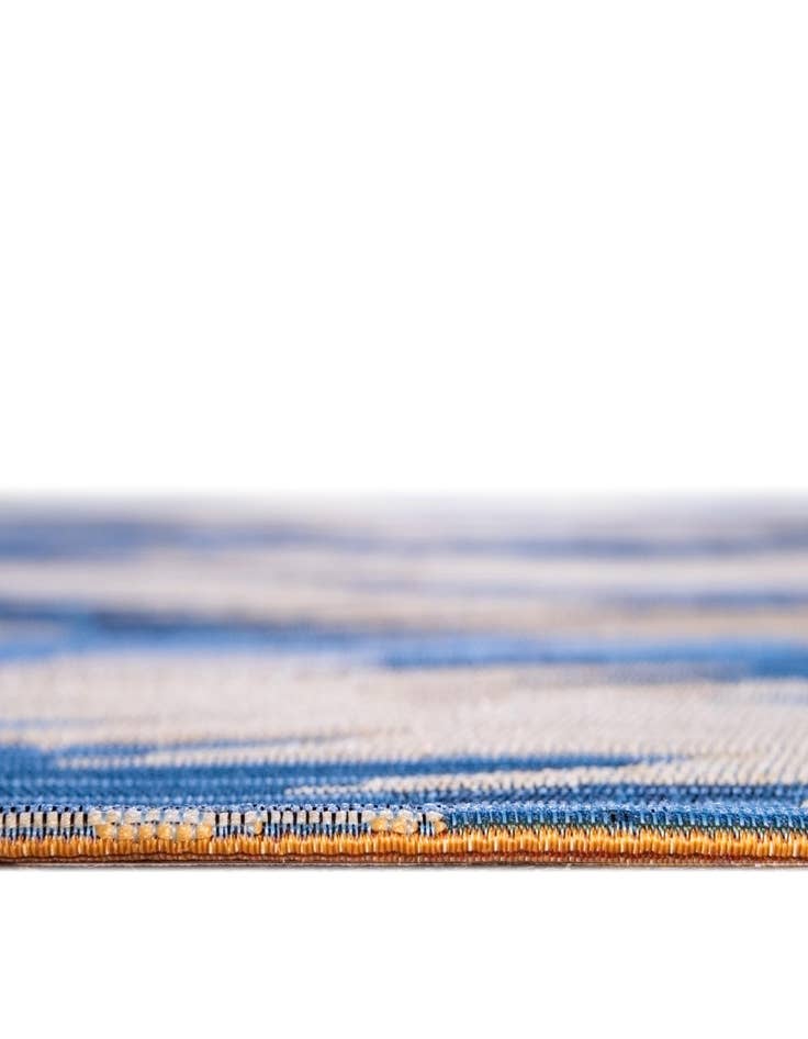 Detail image of  8' x 8'  Washable Modern Indoor / Outdoor Round Rug