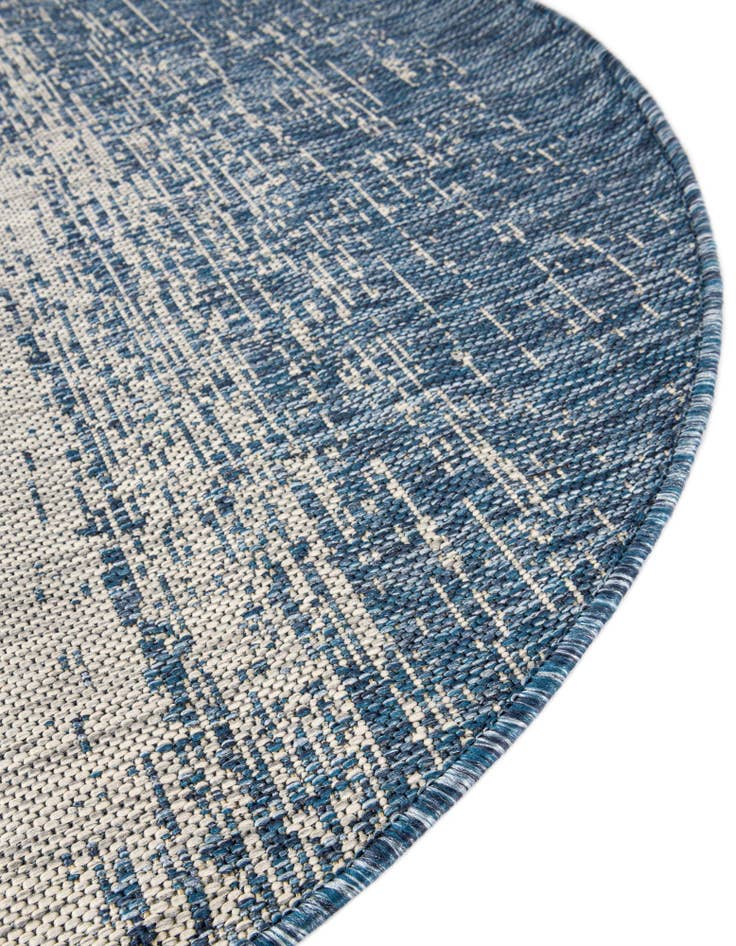 Detail image of  10' 8 x 10' 8  Washable Modern Indoor / Outdoor Round Rug