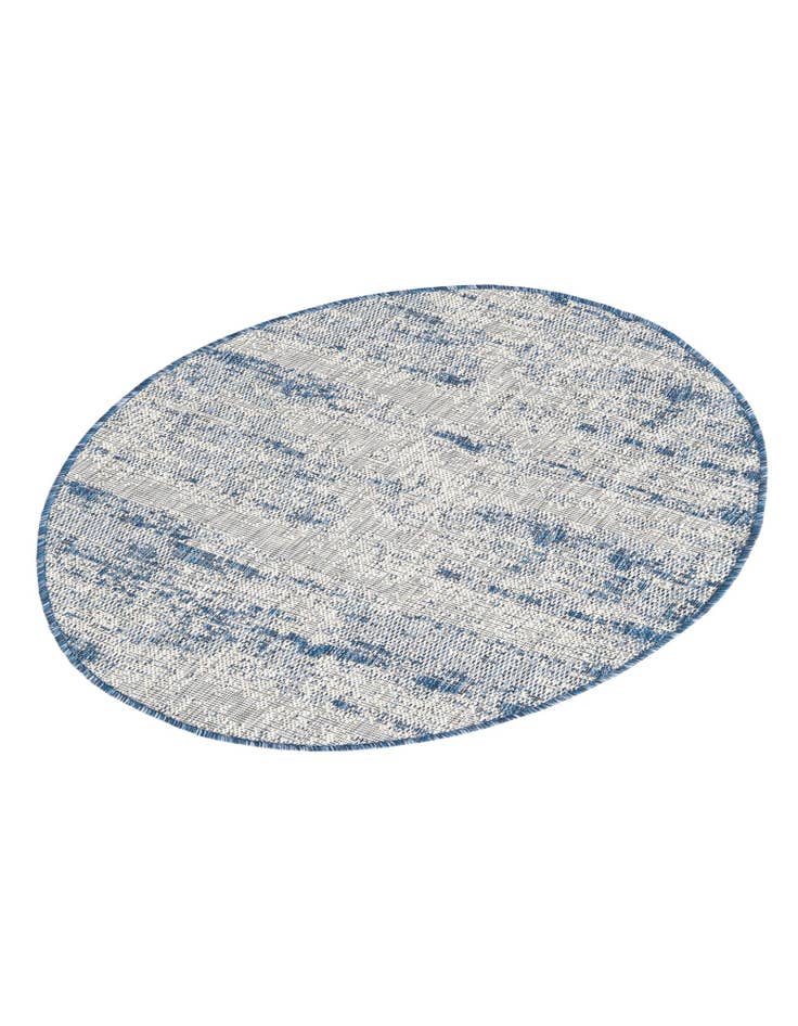 Detail image of  3' x 3'  Washable Modern Indoor / Outdoor Round Rug