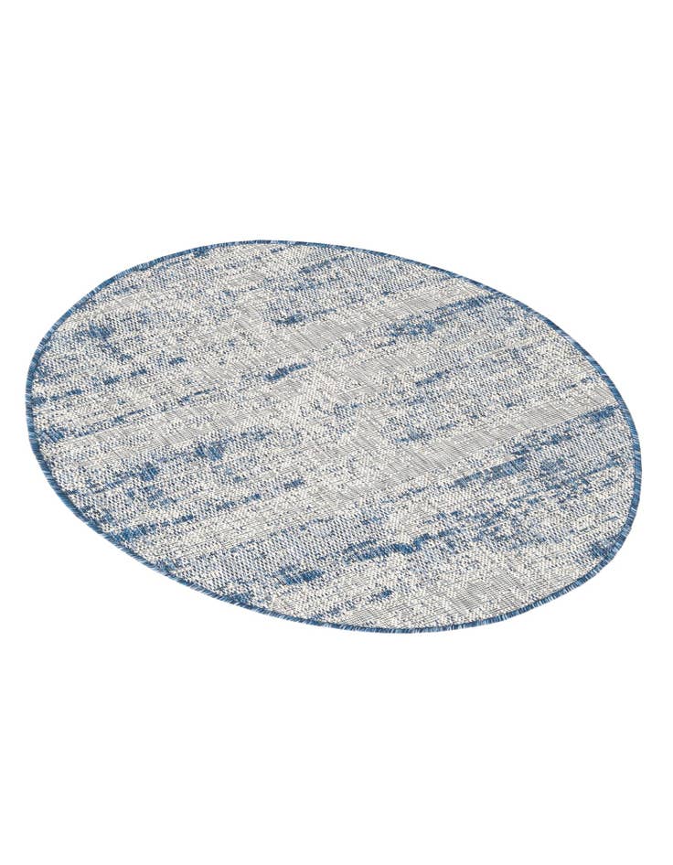 Detail image of  3' x 3'  Washable Modern Indoor / Outdoor Round Rug
