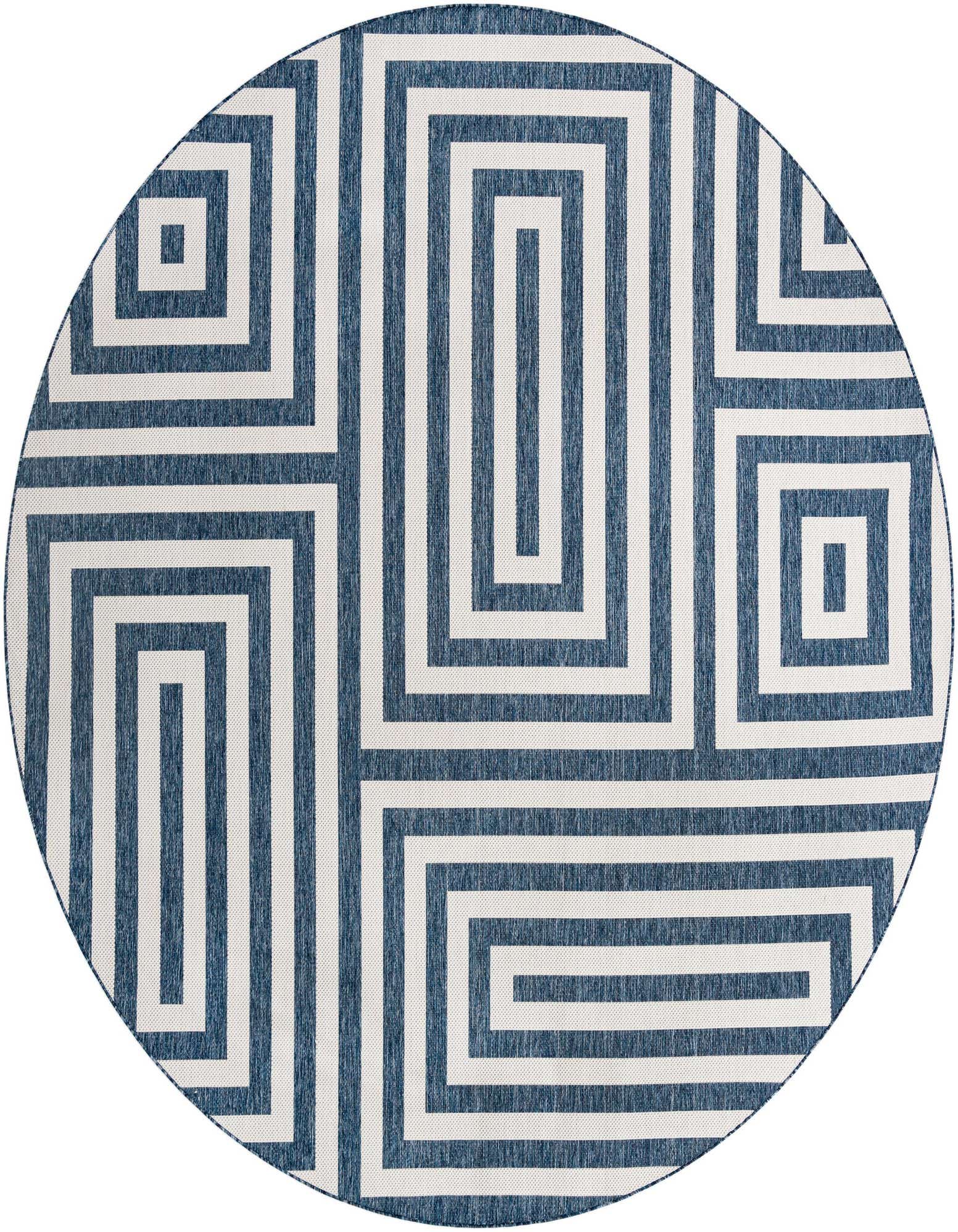 Primary image  13' x 13'  Washable Modern Indoor / Outdoor Round Rug