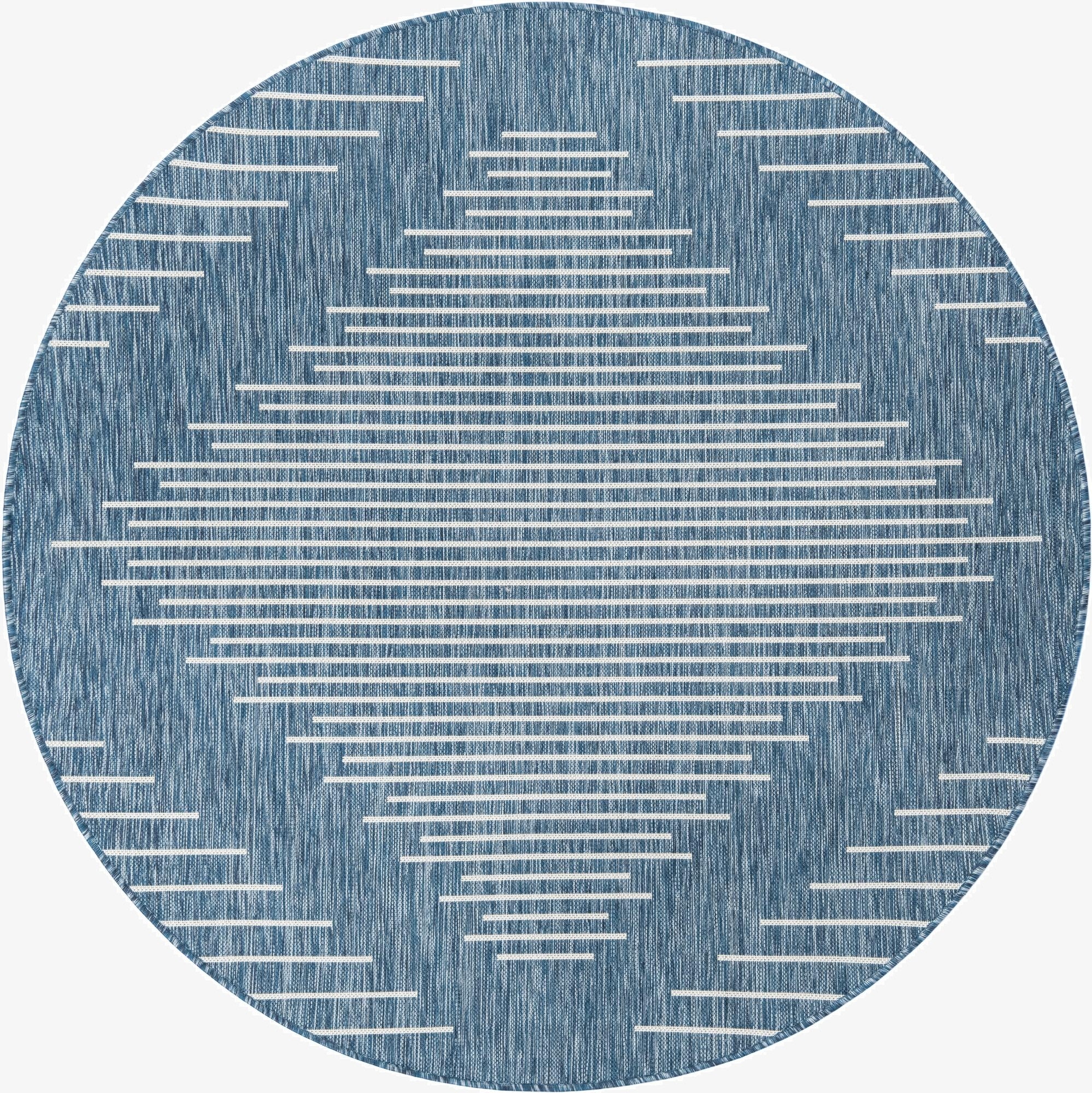  6' x 6'  Washable Modern Indoor / Outdoor Round Rug