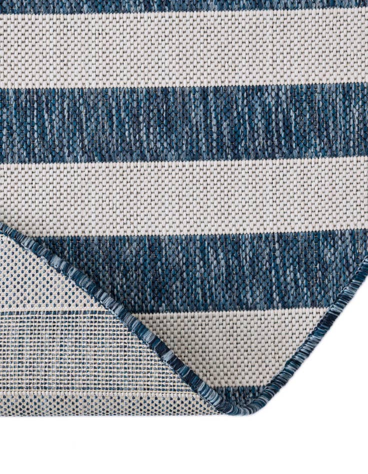 Detail image of  7' 10 x 7' 10  Washable Ribbon Indoor / Outdoor Round Rug