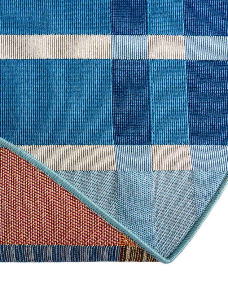 Detail image of  10' x 10'  Washable Ribbon Indoor / Outdoor Round Rug