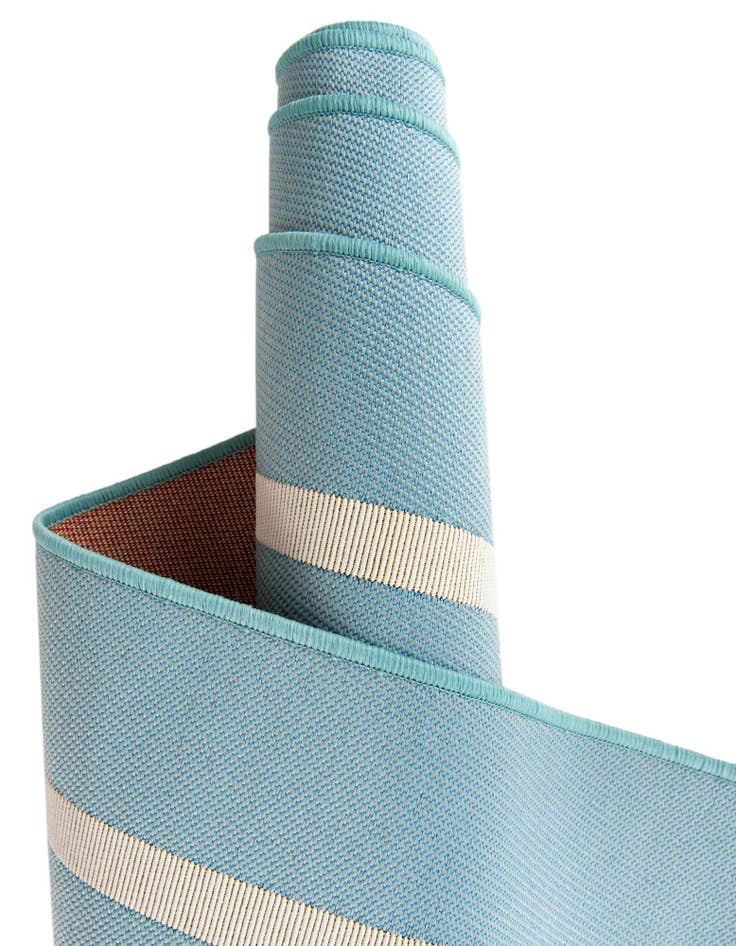 Detail image of  10' x 10'  Washable Ribbon Indoor / Outdoor Round Rug