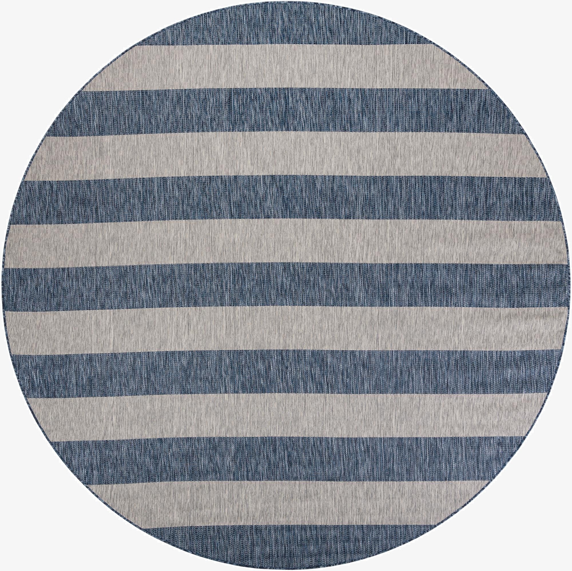  10' x 10'  Washable Ribbon Indoor / Outdoor Round Rug